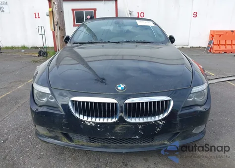 2008 BMW 650I из США, поврежденный, VIN WBAEB53508CX62028
